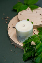Hand-made Soy Wax Candle with Lemongrass Scent