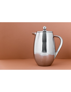 La Cafetière Silver Double Walled Insulated Eight Cup Coffee Maker - 1 Liter
