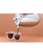 La Cafetière Silver Double Walled Insulated Eight Cup Coffee Maker - 1 Liter